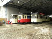 historische Fahrzeuge im Straßenbahnmuseum Leipzig-Möckern (2)