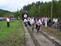 Mannschaft der "Harz-Hengste" während des Wettkampfs