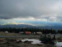 Blick vom Brocken nach Wernigerode