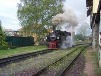 Lok 99 5906 beim Rangieren im Bf Gernrode