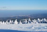 Blick vom Brocken nach Wernigerode