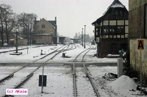 Bf Quedlinburg vor B&Uuml; Stresemannstr.