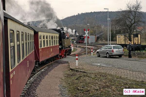 Zug im Bf Gernrode